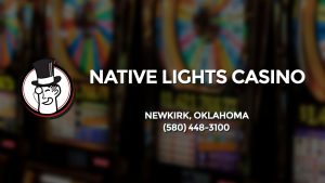 Casino & gambling-themed header image for Barons Bus Charter service to Native Lights Casino in Newkirk, Oklahoma. Please call 5804483100 to contact the casino directly.)