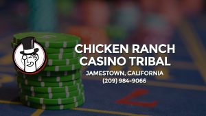 Casino & gambling-themed header image for Barons Bus Charter service to Chicken Ranch Casino Tribal in Jamestown, California. Please call 2099849066 to contact the casino directly.)