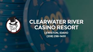 Casino & gambling-themed header image for Barons Bus Charter service to Clearwater River Casino Resort in Lewiston, Idaho. Please call 2082981400 to contact the casino directly.)
