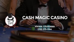 Casino & gambling-themed header image for Barons Bus Charter service to Cash Magic Casino in Vivian, Louisiana. Please call 3183755144 to contact the casino directly.)