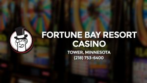 Casino & gambling-themed header image for Barons Bus Charter service to Fortune Bay Resort Casino in Tower, Minnesota. Please call 2187536400 to contact the casino directly.)