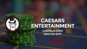 Casino & gambling-themed header image for Barons Bus Charter service to Caesars Entertainment in Canfield, Ohio. Please call 3307029777 to contact the casino directly.)