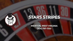 Casino & gambling-themed header image for Barons Bus Charter service to Stars Stripes in Weirton, West Virginia. Please call 3047971100 to contact the casino directly.)