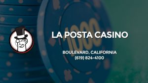 Casino & gambling-themed header image for Barons Bus Charter service to La Posta Casino in Boulevard, California. Please call 6198244100 to contact the casino directly.)
