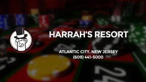 Casino & gambling-themed header image for Barons Bus Charter service to Harrah's Resort in Atlantic City, New Jersey. Please call 6094415000 to contact the casino directly.)