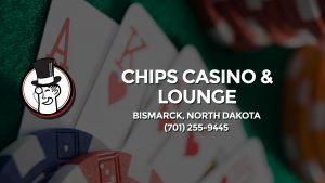 Casino & gambling-themed header image for Barons Bus Charter service to Chips Casino & Lounge in Bismarck, North Dakota. Please call 7012559445 to contact the casino directly.)