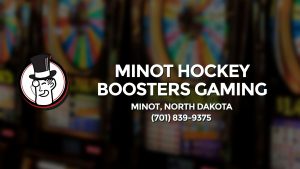 Casino & gambling-themed header image for Barons Bus Charter service to Minot Hockey Boosters Gaming in Minot, North Dakota. Please call 7018399375 to contact the casino directly.)