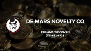 Casino & gambling-themed header image for Barons Bus Charter service to De Mars Novelty Co in Ashland, Wisconsin. Please call 7156826728 to contact the casino directly.)