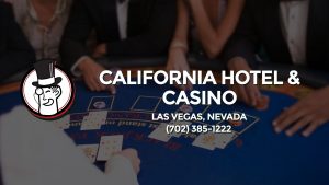 Casino & gambling-themed header image for Barons Bus Charter service to California Hotel & Casino in Las Vegas, Nevada. Please call 7023851222 to contact the casino directly.)