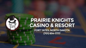 Casino & gambling-themed header image for Barons Bus Charter service to Prairie Knights Casino & Resort in Fort Yates, North Dakota. Please call 7018547777 to contact the casino directly.)