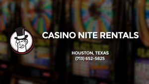 Casino & gambling-themed header image for Barons Bus Charter service to Casino Nite Rentals in Houston, Texas. Please call 7136525825 to contact the casino directly.)