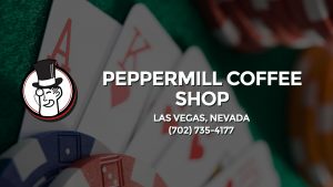 Casino & gambling-themed header image for Barons Bus Charter service to Peppermill Coffee Shop in Las Vegas, Nevada. Please call 7027354177 to contact the casino directly.)