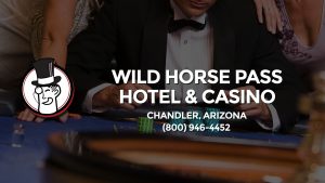 Casino & gambling-themed header image for Barons Bus Charter service to Wild Horse Pass Hotel & Casino in Chandler, Arizona. Please call 8009464452 to contact the casino directly.)