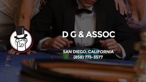 Casino & gambling-themed header image for Barons Bus Charter service to D G & Assoc in San Diego, California. Please call 8587753577 to contact the casino directly.)