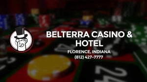 Casino & gambling-themed header image for Barons Bus Charter service to Belterra Casino & Hotel in Florence, Indiana. Please call 8124277777 to contact the casino directly.)