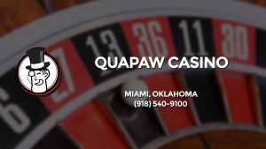 Casino & gambling-themed header image for Barons Bus Charter service to Quapaw Casino in Miami, Oklahoma. Please call 9185409100 to contact the casino directly.)