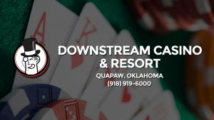Casino & gambling-themed header image for Barons Bus Charter service to Downstream Casino & Resort in Quapaw, Oklahoma. Please call 9189196000 to contact the casino directly.)