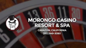 Casino & gambling-themed header image for Barons Bus Charter service to Morongo Casino Resort & Spa in Cabazon, California. Please call 9518493080 to contact the casino directly.)