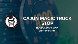 Casino & gambling-themed header image for Barons Bus Charter service to Cajun Magic Truck Stop in Houma, Louisiana. Please call 9858680336 to contact the casino directly.)