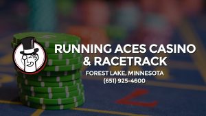 Casino & gambling-themed header image for Barons Bus Charter service to Running Aces Casino & Racetrack in Forest Lake, Minnesota. Please call 6519254600 to contact the casino directly.)