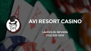 Casino & gambling-themed header image for Barons Bus Charter service to Avi Resort Casino in Laughlin, Nevada. Please call 7025355555 to contact the casino directly.)