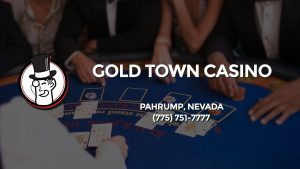 Casino & gambling-themed header image for Barons Bus Charter service to Gold Town Casino in Pahrump, Nevada. Please call 7757517777 to contact the casino directly.)