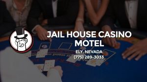 Casino & gambling-themed header image for Barons Bus Charter service to Jail House Casino Motel in Ely, Nevada. Please call 7752893033 to contact the casino directly.)