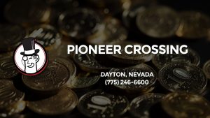 Casino & gambling-themed header image for Barons Bus Charter service to Pioneer Crossing in Dayton, Nevada. Please call 7752466600 to contact the casino directly.)