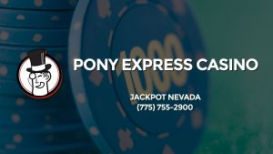 Casino & gambling-themed header image for Barons Bus Charter service to Pony Express Casino in Jackpot Nevada. Please call 7757552900 to contact the casino directly.)