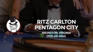 Casino & gambling-themed header image for Barons Bus Charter service to Ritz Carlton Pentagon City in Arlington, Virginia. Please call 7034155000 to contact the casino directly.)