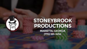 Casino & gambling-themed header image for Barons Bus Charter service to Stoneybrook Productions in Marietta, Georgia. Please call 7705915252 to contact the casino directly.)