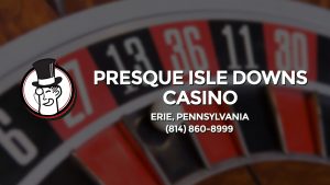 Casino & gambling-themed header image for Barons Bus Charter service to Presque Isle Downs Casino in Erie, Pennsylvania. Please call 8148608999 to contact the casino directly.)