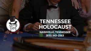Casino & gambling-themed header image for Barons Bus Charter service to Tennessee Holocaust Commission in Nashville, Tennessee. Please call 6153432563 to contact the casino directly.)
