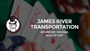Casino & gambling-themed header image for Barons Bus Charter service to James River Transportation in Richmond, Virginia. Please call 8042130157 to contact the casino directly.)