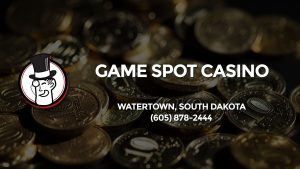 Casino & gambling-themed header image for Barons Bus Charter service to Game Spot Casino in Watertown, South Dakota. Please call 6058782444 to contact the casino directly.)