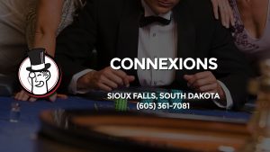 Casino & gambling-themed header image for Barons Bus Charter service to Connexions in Sioux Falls, South Dakota. Please call 6053617081 to contact the casino directly.)