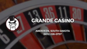 Casino & gambling-themed header image for Barons Bus Charter service to Grande Casino in Aberdeen, South Dakota. Please call 6052260737 to contact the casino directly.)