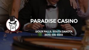 Casino & gambling-themed header image for Barons Bus Charter service to Paradise Casino in Sioux Falls, South Dakota. Please call 6053366555 to contact the casino directly.)
