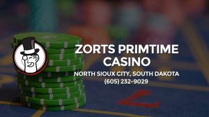 Casino & gambling-themed header image for Barons Bus Charter service to Zorts Primtime Casino in North Sioux City, South Dakota. Please call 6052329029 to contact the casino directly.)