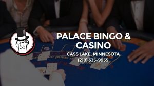 Casino & gambling-themed header image for Barons Bus Charter service to Palace Bingo & Casino in Cass Lake, Minnesota. Please call 2183359955 to contact the casino directly.)