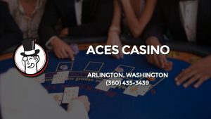Casino & gambling-themed header image for Barons Bus Charter service to Aces Casino in Arlington, Washington. Please call 3604353439 to contact the casino directly.)