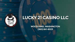 Casino & gambling-themed header image for Barons Bus Charter service to Lucky 21 Casino Llc in Woodland, Washington. Please call 3608418023 to contact the casino directly.)