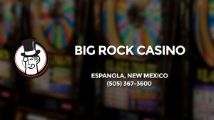 Casino & gambling-themed header image for Barons Bus Charter service to Big Rock Casino in Espanola, New Mexico. Please call 5053673600 to contact the casino directly.)
