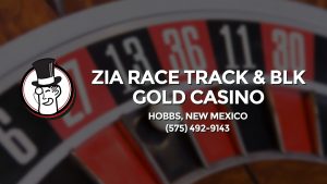 Casino & gambling-themed header image for Barons Bus Charter service to Zia Race Track & Blk Gold Casino in Hobbs, New Mexico. Please call 5754929143 to contact the casino directly.)