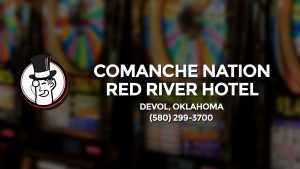 Casino & gambling-themed header image for Barons Bus Charter service to Comanche Nation Red River Hotel in Devol, Oklahoma. Please call 5802993700 to contact the casino directly.)