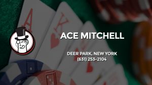 Casino & gambling-themed header image for Barons Bus Charter service to Ace Mitchell in Deer Park, New York. Please call 6312532104 to contact the casino directly.)