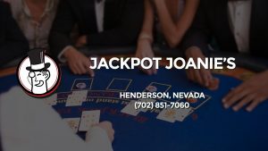 Casino & gambling-themed header image for Barons Bus Charter service to Jackpot Joanie's in Henderson, Nevada. Please call 7028517060 to contact the casino directly.)