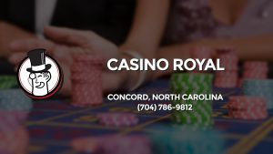 Casino & gambling-themed header image for Barons Bus Charter service to Casino Royal in Concord, North Carolina. Please call 7047869812 to contact the casino directly.)
