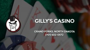 Casino & gambling-themed header image for Barons Bus Charter service to Gilly's Casino in Grand Forks, North Dakota. Please call 7014020572 to contact the casino directly.)