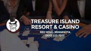 Casino & gambling-themed header image for Barons Bus Charter service to Treasure Island Resort & Casino in Red Wing, Minnesota. Please call 8002227077 to contact the casino directly.)